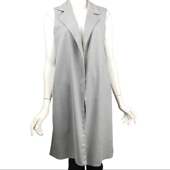 Design Lab Lord & Taylor Vest Gray Womens Size M - Picture 3 of 8